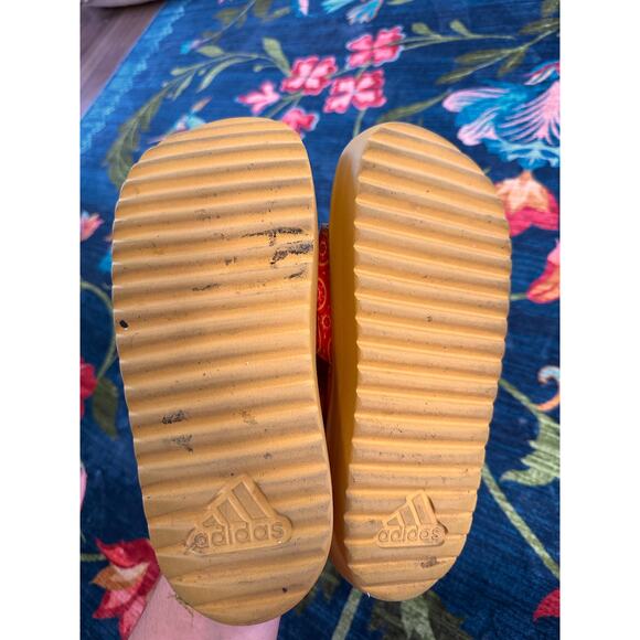 Farm Rio x Adidas,Adilette Platform Slides, Awesome Arch Support, EUC, Size 8 - Picture 10 of 10